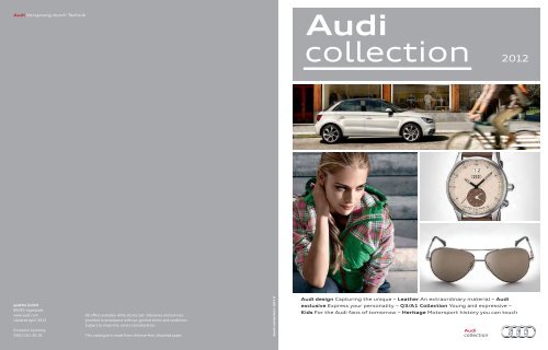 Audi collection - Audi Middle East > Home