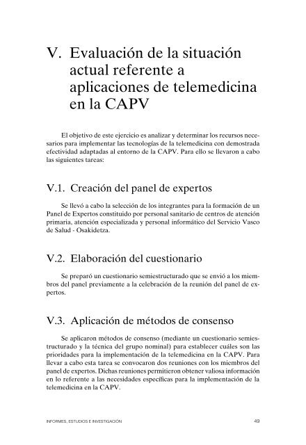 AnÃ¡lisis de la introducciÃ³n de la Telemedicina en la ... - Euskadi.net