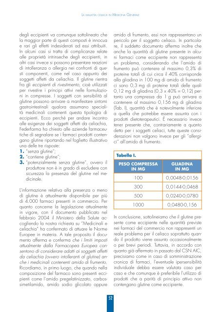 la malattia celiaca in medicina generale - Associazione Italiana ...