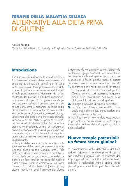 la malattia celiaca in medicina generale - Associazione Italiana ...