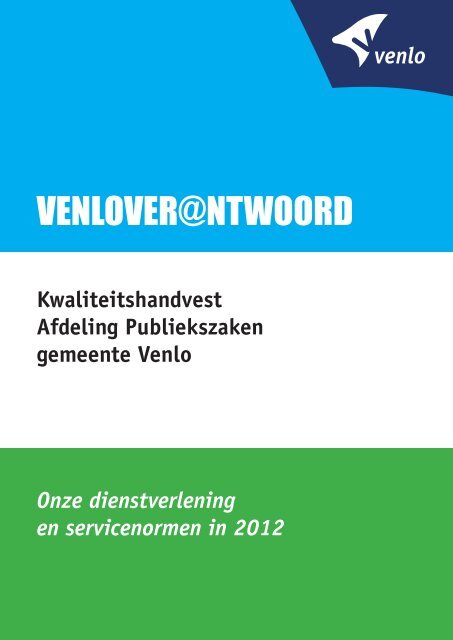 KWAliteitshAndVest - Gemeente Venlo
