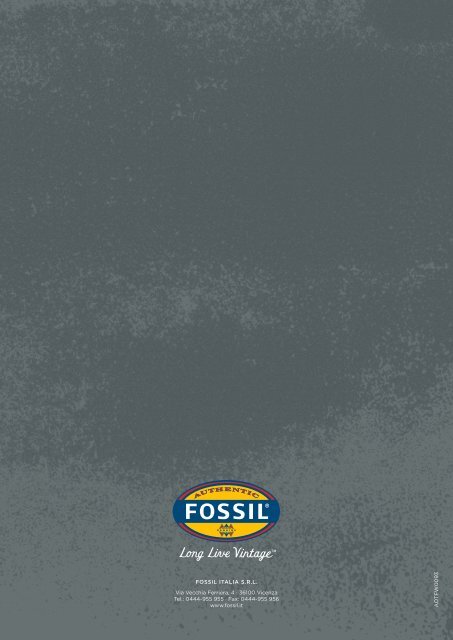 FOSSIL WATCH - Amato Dorato