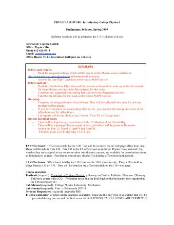 Sample syllabus - College of Continuing Education - University of ...