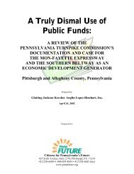 A Truly Dismal Use of Public Funds: - PennFuture