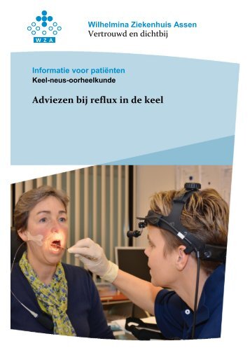 Adviezen bij reflux in de keel - Wilhelmina Ziekenhuis Assen