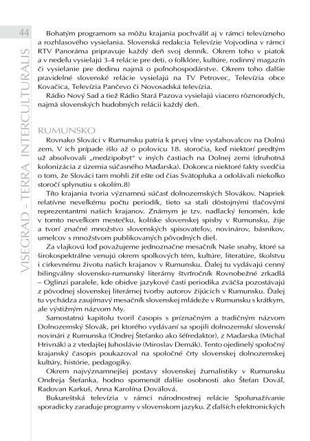 Zrkadlenie (PDF - 8MB) - SlovÃ¡ci vo svete