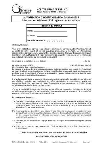 Autorisation de sortie du territoire Modèle de lettre