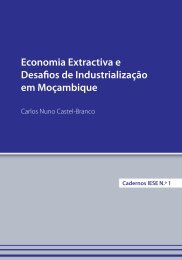 Economia Extractiva e Desafios da IndustrializaÃ§Ã£o em ... - IESE