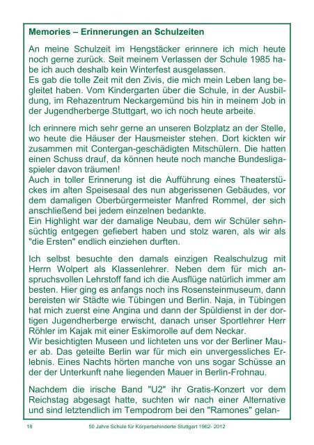 Jahresbericht 2012 - Schule fÃ¼r KÃ¶rperbehinderte