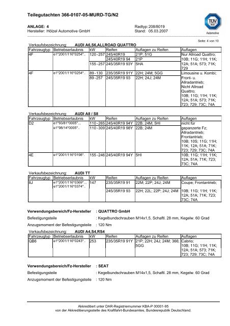 Teilegutachten 366-0107-05-MURD-TG/N2 - Autoteilefrau.eu