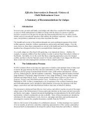 A Summary of Recommendations for Judges - The Greenbook ...
