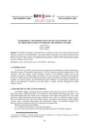 intermodal transportation of iso containers and its implementation to ...