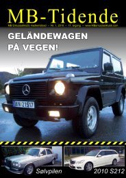 GELÃNDEWAGEN PÃ VEGEN! - MB Entusiastklubb