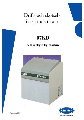 Drift- och skÃƒÂ¶tsel- instruktion - Thermo Control