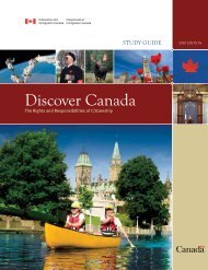 Discover Canada: The Rights and Responsibilities of Citizenship