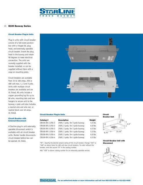 Starline Busway Catalog - Power & Systems Innovations