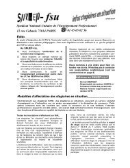 Syndicat National Unitaire de l'Enseignement Professionnel ... - snuep