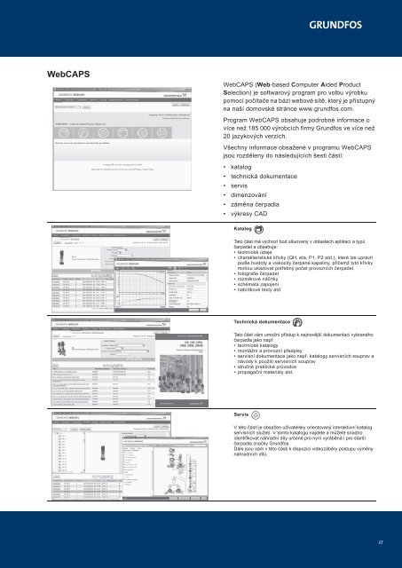 PÅ˜EHLED VÃROBNÃHO PROGRAMU GRUNDFOS - Racioterm