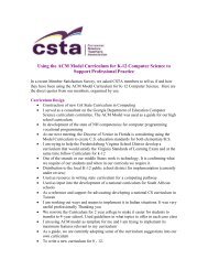 to download the document. - CSTA - ACM