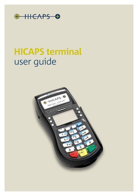 Terminal User Guide - Hicaps