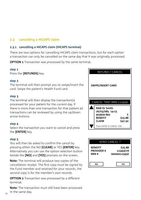 Terminal User Guide - Hicaps