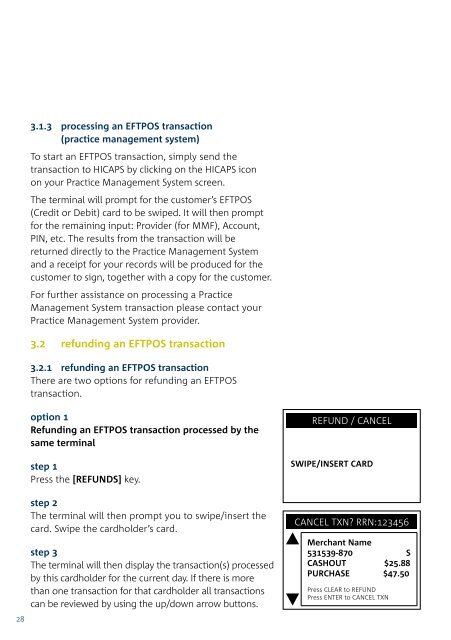 Terminal User Guide - Hicaps