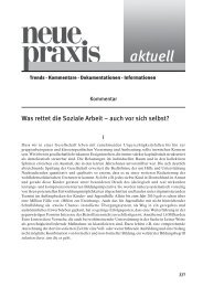 Was rettet die Soziale Arbeit â auch vor sich selbst? - Verlag Neue ...