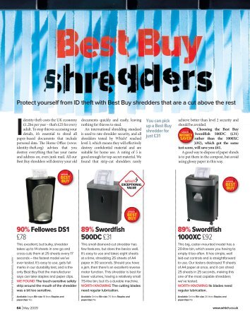 Protect yourself from ID theft with Best Buy shredders - Which.co.uk