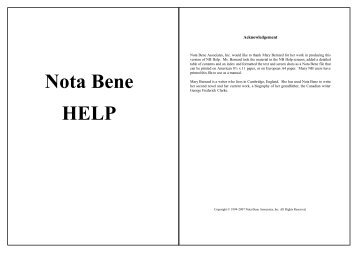 over 360 pages; 180 sheets - Nota Bene