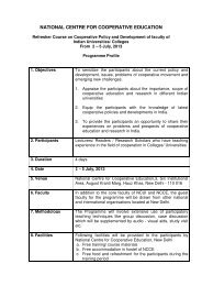 Programme Profile - NCUI