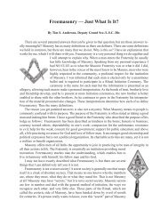 Freemasonry - Just What is It.pdf - The Grand Masonic Lodge of Iowa