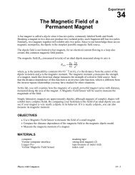 34 Magnetic Field of a Permanent Magnet