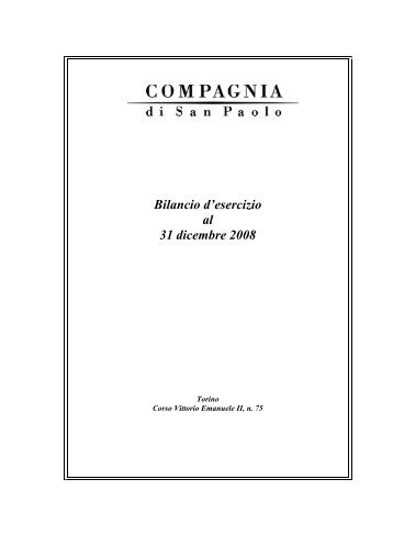Compagnia di San Paolo - Acri