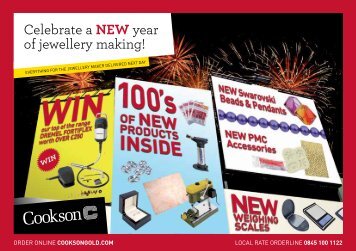 Celebrate a NEW year of jewellery making! - Cookson Precious Metals