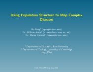 slides in pdf format - Department of Statistics - Rice University