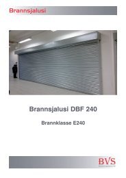 Brannsjalusi DBF240.pdf - BVS Brannvernsystemer AS