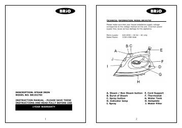 description: steam iron