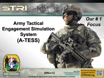 A-TESS Industry Day and Integration of Live Training ... - LT2 Portal