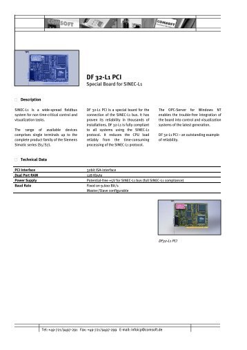 DF 32-L1 PCI - Comsoft