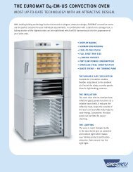 THE EUROMAT B4-EM-US CONVECTION OVEN - Wiesheu