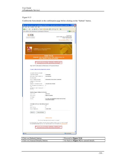 Guidelines For Completing Form TM49 Electronically