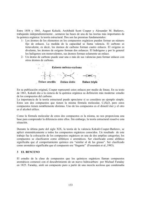 EvoluciÃ³n histÃ³rica de la estructura molecular del benceno