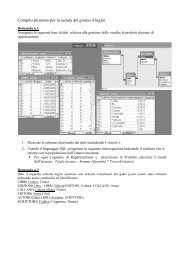 Compito 4 luglio - Quelli di Informatica