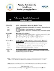 Applying Basic Electricity Principles to Service Propane Appliances