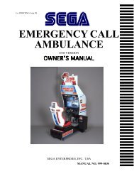 EMERGENCY CALL AMBULANCE - Arcade-History