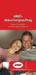 ARBÃ- Abbuchungsauftrag