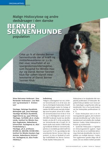 Malign Histiocytose - Dansk Berner Sennen Klub