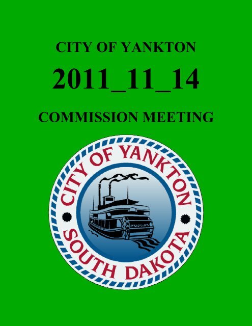 CITY OF YANKTON COMMISSION MEETING