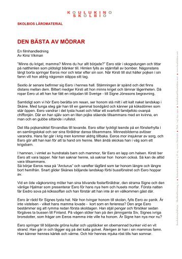 den basta av modrar - Koulukino