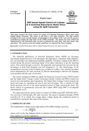 Regular paper DSP based Speed Control of 4 phase 8/6 Switched ...